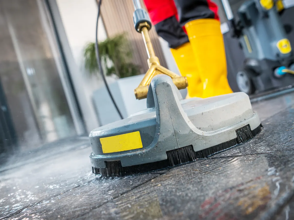 Patio cleaning
