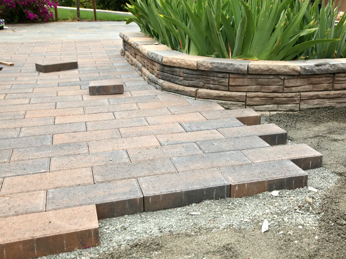 New Patio work in progress