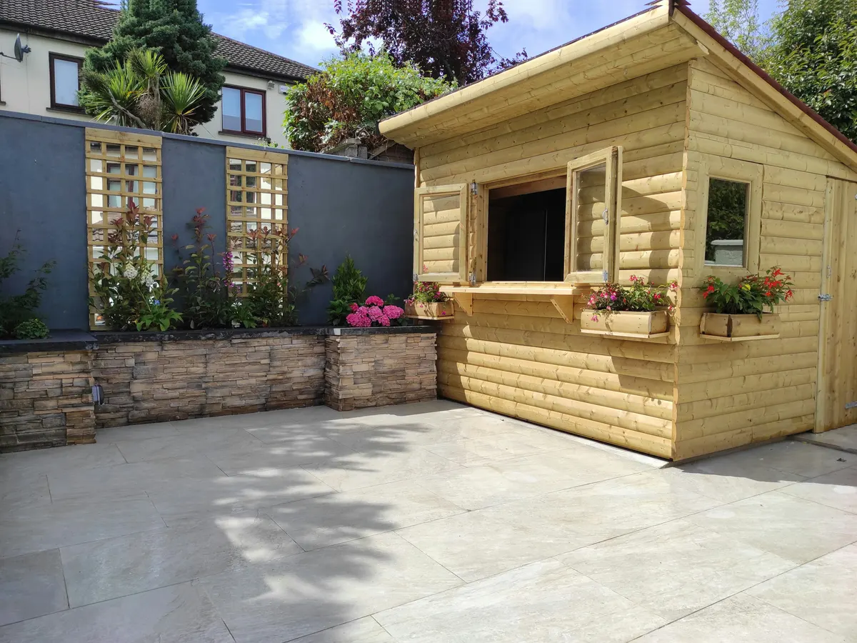 New Patio at a home near Bedford