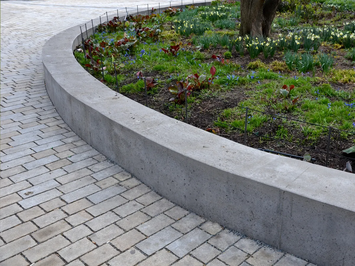 Retaining Walls work in progress